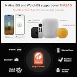 ThorBolt X1 Verrouillage des clés d'Apple Home, iOS ONLY Entrée sans clé intelligente HomeKit Verrouillage de porte avec empreinte de doigt, clavier Deadbolt Lock fonctionne avec HomeKit Excédent de filetage (ragueur de bord requis), IP65 résistant aux intempéries, noir