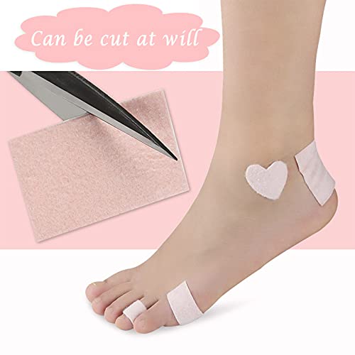 20 stuks Moleskin voetvulling, 4 stuks blisterkussens, blisterpreventie voor tenen, verlichten wrijving De1hiel patches… - Image 3
