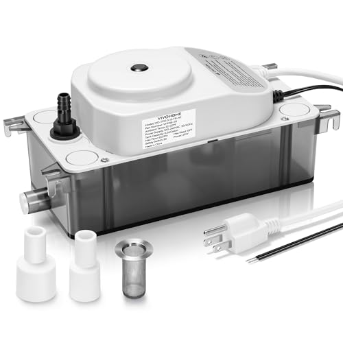 VIVOHOME 100V-240V 65 GPH HVAC Condensate Pump with Automatic Safety Alarm by VIVOHOME - Used condition - US$37.49