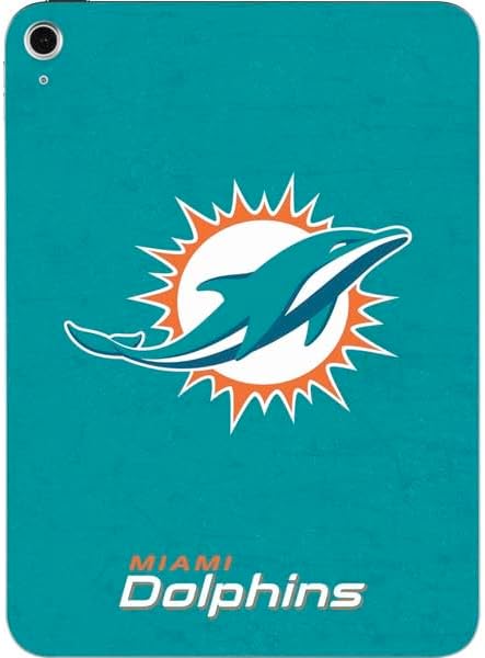Skinit Decal Tablet Skin Compatible with iPad 11th Gen (2025) - Officially Licensed NFL Miami Dolphins Double Vision Design