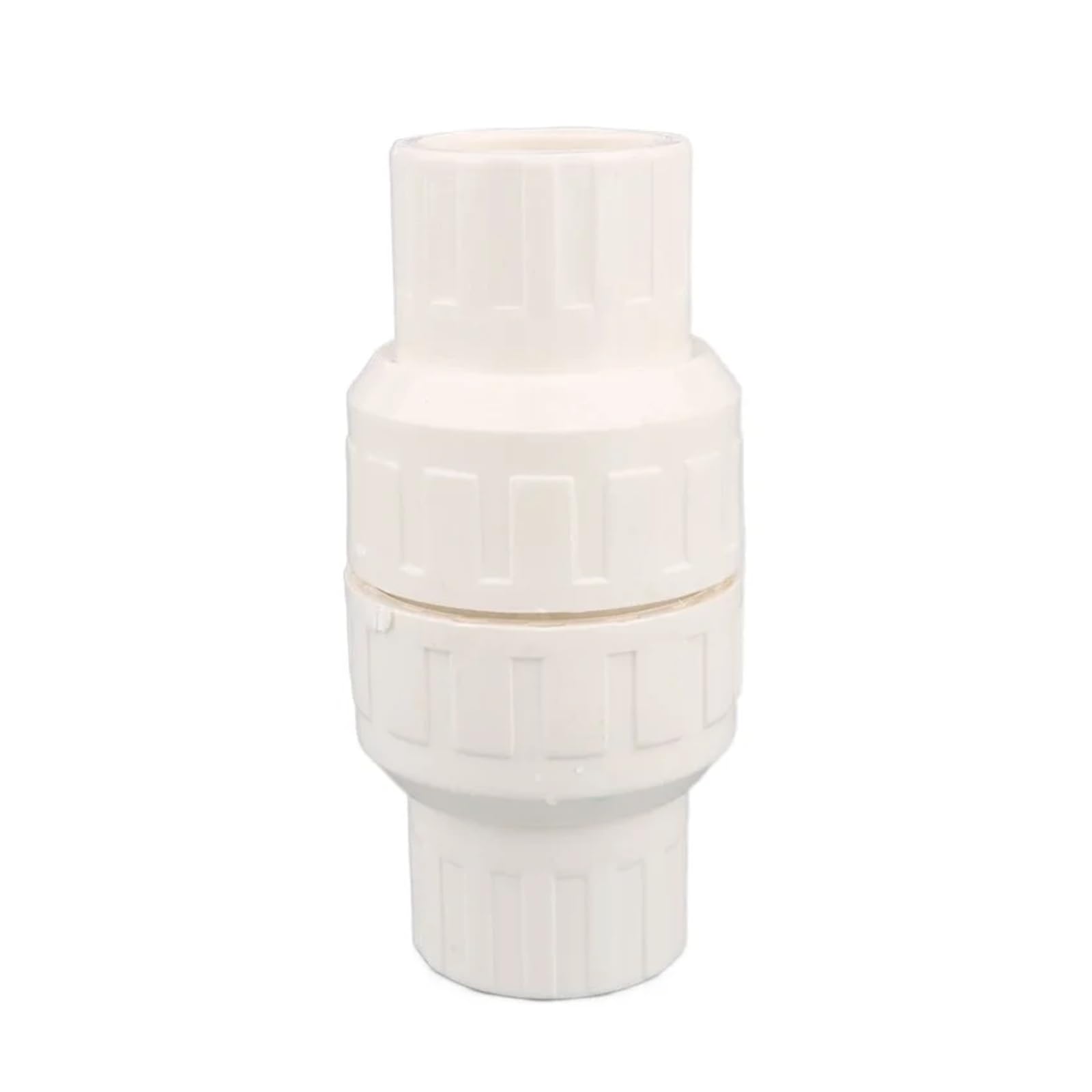 Pxmwitsez White Pvc Check Valve - One Way No-Return Valve(,20Mm(With Spring))