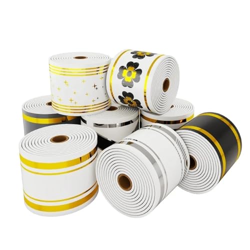 Zócalo autoadhesivo de 10 cm flexible e impermeable para esquinas de pared 4