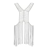 Arsimus Chunky Pearl Chain Vest (Cream)