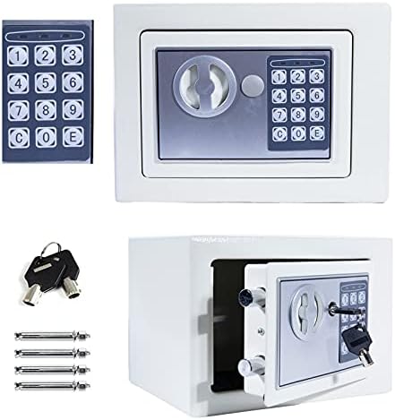 16L Digital Safe Box (Black) Large Capacity Safety Electronic Security ...