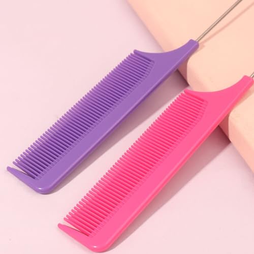 Peine Versátil para Partir el Cabello, Color Rojo miniatura 5
