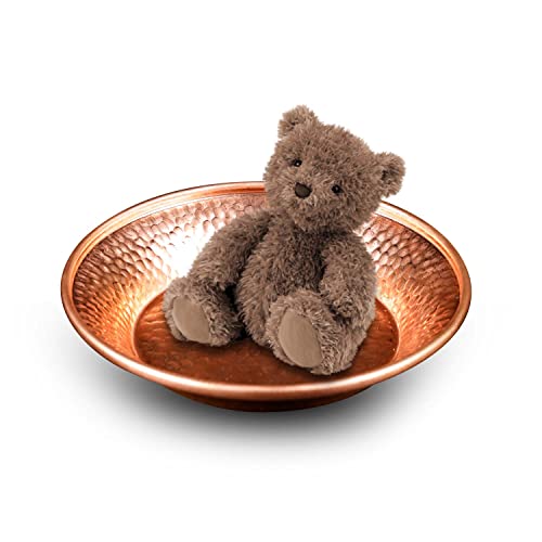 4.5”Copper Decorative Bowl Hand-Hammered By Tibet For Sauces Plate, Dips Tray Smudging Bowl, Offering Bowl, Incense Burner Holder, Ash Catcher,Jewelry Dish #TOP12