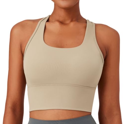 Sujetador deportivo para mujer OATTIS camiseta sin mangas recortada de yoga