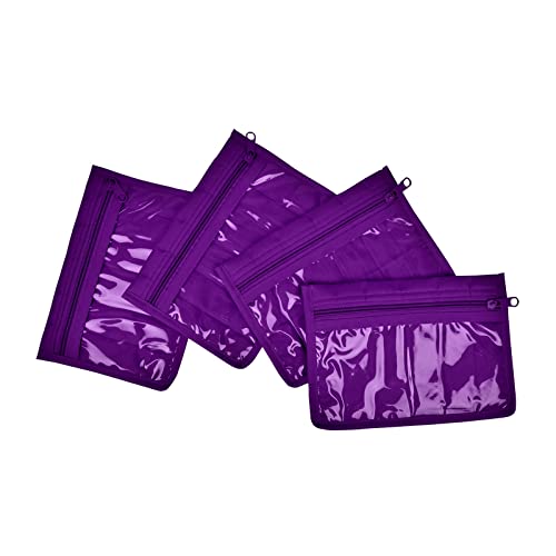 Yazzii 4 Pocket Crafter’s Organizer Tote – Arts & Crafts Storage Tote Bag - Multipurpose Storage Organizer For Crafts, Sewing, Jewelry, Make Up Purple #TOP3