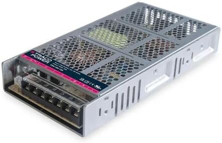 Traco Power TXN 150-112 Switching Power Supply, a rectangular metal-cased unit with a perforated top for ventilation and terminal blocks on one end.
