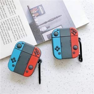 Image of Silicone Case Compatible for Apple Airpods 4 (2024) Cute Design for AirPods 4 with Active Noise Cancellation (ANC) with Keychain Hook Shockproof Protective Case (Ninten-do)