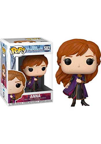 Funko Pop! Disney: Frozen 2 - Anna - el Reino Del Hielo - Figura de Vinilo Coleccionable - Idea de Regalo- Mercancia Oficial - Juguetes para Niños y Adultos - Movies Fans - Muñeco para Coleccionistas