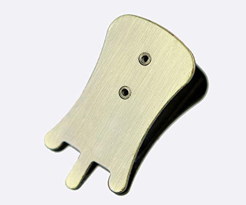 Yunzhi Metal Erhu/Chinese Violin Mute Fiddle Silencer Quiet Practice Mute for Chinese Violin/Erhu Sliver