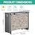 Ldhpaxl Waterproof Log Rack Cover, Heavy Duty 600D Oxford Outdoor Firewood Storage Cover with Zipper (Log Rack not Included),Gray,4FT
