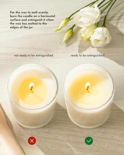 Image of 96NORTH | Pure Vanilla Candle | 100% Natural Soy Wax | One Wick Jar Candle | Natural Fragrance Technology | Non Toxic | Up to 35 Hours Burning Time | Aromatherapy Gift for Men and Women