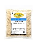 GERBS Raw Hulled Hemp Seed Kernels, 32 ounce Bag, Top 14 Food Allergen Free, Non GMO, Vegan, Keto, Paleo Friendly