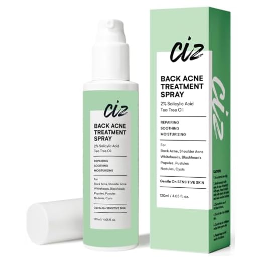 Back Acne Treatment, 2% Salicylic Acid Body Acne Treatment with Herbal Formula, Tea Tree Oil Acne Treatment For Teens, Back Acne Solution, 4.05 Ounce