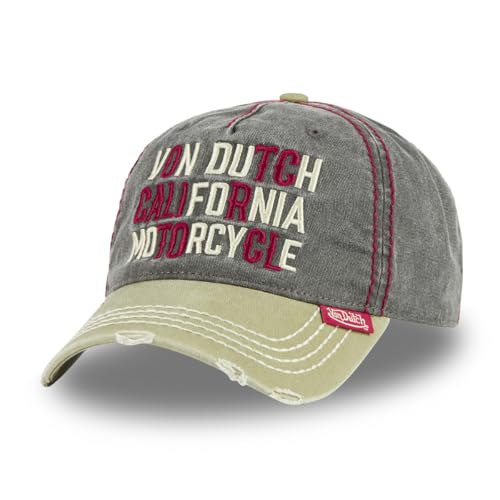 Von Dutch Casquette Homme & Femme Ajustable, Casquette Baseball Retro TU