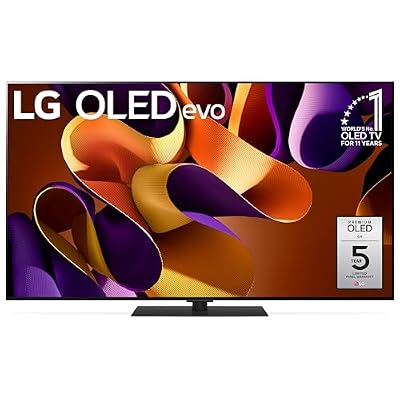 LG (Refurbished) 65-Inch Class OLED evo G4 Series Smart TV 4K Processor Flat Screen with Magic Remote AI-Powered with Alexa Built-in (OLED65G4SUB, 2024) (Renewed)