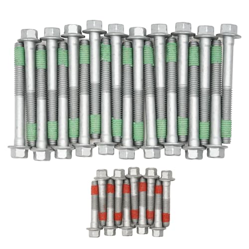 LS Head Bolts Set - Fits V8 Engines (4.8L 5.3L 5.7L 6.0L 6.2L) - Alloy Steel Direct Replacement for 2007-2016 Models | Half Thread Head Bolts