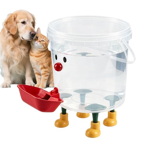 Distributeur d'eau pour chien avec motif - Accessoire déco maison et abri - 2