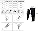 Xindiqiu 1 Paar Kompressionsstrümpfe Damen Herren Wadenbandage Sport Waden Beinlinge Waden Kompression Stützstrümpfe Rot L