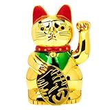 DECHOUS Gato Eléctrico Suerteadorno de Gato de Bienvenida Decoración de Tienda para Cumpleaños de Mujeres