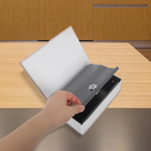 Caja fuerte de libro con combinación mecánica y metal resistente 5
