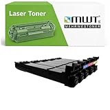 Mehrwegtoner Lot de 5 toners compatibles avec Konica Minolta Bizhub C20   Remplace TN318   Noir, bleu, rouge, jaune   Avec 15 % de puissance en plus