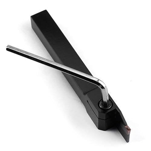 Miniatura 5 de YUFUTOL Soporte de separación de ranurado de torno indexable de 12 "x 12" QA08R-20 con 1 pieza de inserción de carburo GTN-2 Herramienta de corte de