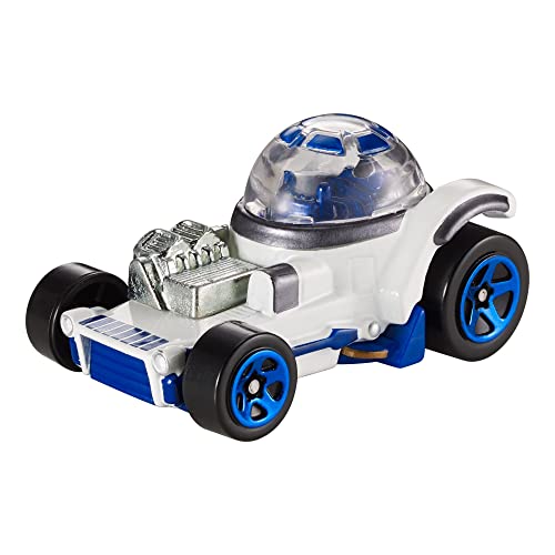 Hot Wheels vehículo de juguete R2-D2 escala 1:64 miniatura 3