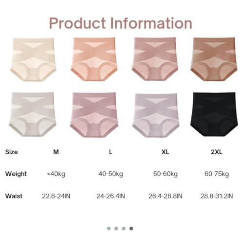 Doveloom Leakproof Tummy Control Panties, Mayaloom Women Ultimate Comfort Leak Proof Shaping Seamless Cotton Underwear2