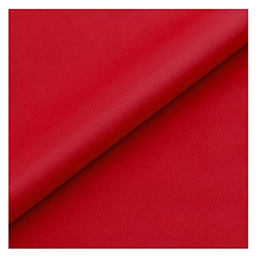 Tissu faux cuir rouge de qualité supérieure 1.45X8m pour chaise