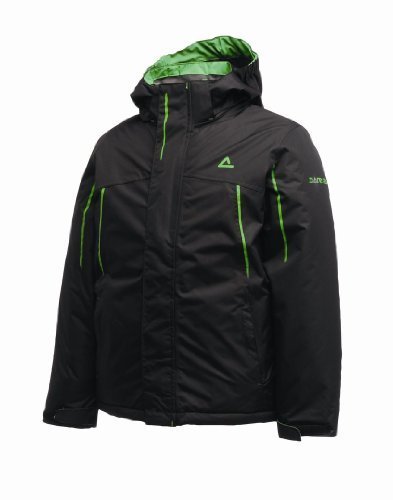 Dare2b Jed Kids/Childrens/Boys Waterproof and Breathable Ski Jacket/School Coat (Black, 3-4 years (EU 104))