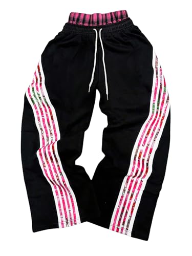 Amazon.com: GORGLITTER Men's Double Waisted Baggy Pants Y2K