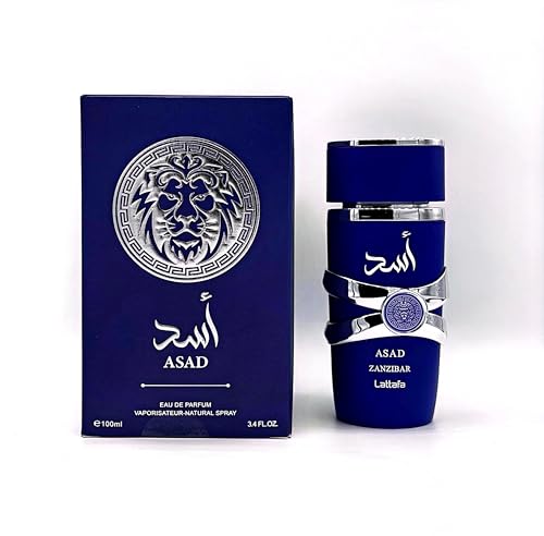 �A���r�A���X�^�C���̍��胉�b�^�t�@ �A�T�h ASAD ���� ���肪����������I�[�h�g���������Y �t���O�����X ���j�Z�b�N�X Perfumes Latta fa Asad Zanzibar EDP�� 3.40 Ounces