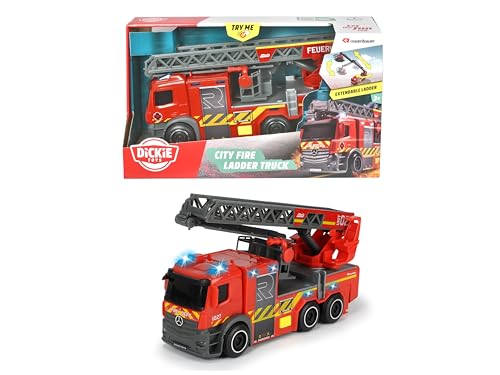 Véhicule miniature pompier Dickie Toys Mercedes sonore et lumineux pour enfants