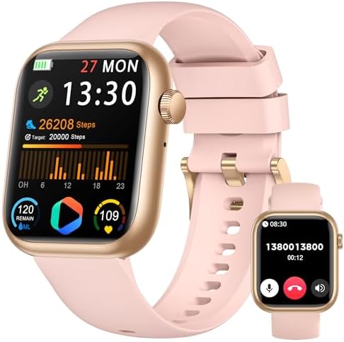 Reloj Inteligente Mujer Hombre, 1.83" Smartwatch con Llamadas Blu...