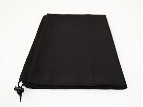 Miniatura 4 de YETHAN Bolsa de lavandería extra grande, bolsas negras con cierre de cordón, 30 x 40 pulgadas, para habitantes de la universidad, dormitorio y