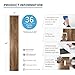 Art3d 36-Pack 54 Sq.ft Peel and Stick Floor Tiles Vinyl Plank Flooring Wood Look, Adhesive and Waterproof Tile Sticker for Bedroom, Living Room, Kitchen, RV in Rosewood