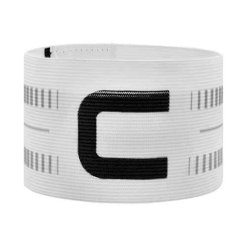 Mezeic Captain Armband, Unisex C Captain Armbands Soccer Football Player Captain's Arm Bands Sport...