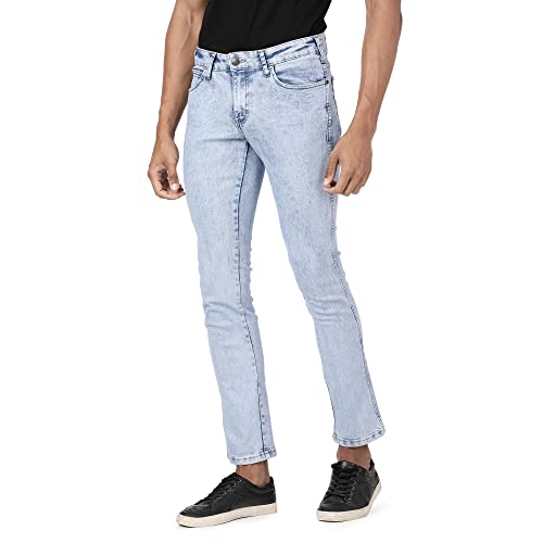 Image of Wrangler Men's Skanders Slim Fit Low-Rise Jeans