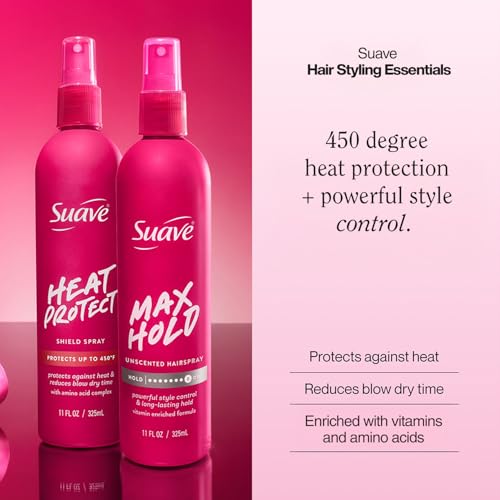 Suave 2-Pack Spray Protector y Fijador para Cabello miniatura 3