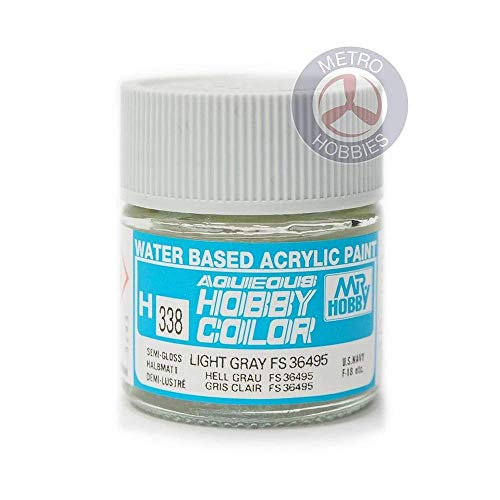 Mr Hobby / Gunze Sangyo 10ml Aqueous Hobby Light Gray # 338