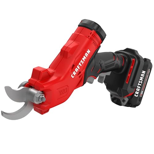 CRAFTSMAN V20 Cordless Electric Pruner, Pruning Shears for Gardening, 2 Ah Battery and Charger Included, Electric Pruning Shears, Tree Pruner (CMCPR320C1) - image 9