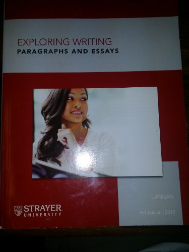 Exploring Writing Paragraphs and Essays Strayer... 1259197271 Book Cover