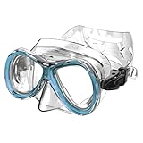 Seac Capri SLT, máscara de Buceo para Hombres, Mujeres y niños, Ideal para Practicar Snorkel en polímero hipoalergénico sin ftalatos
