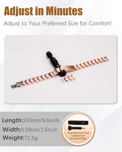 Pulsera de Cobre 99.99% para Hombre con Magneto Potente miniatura 5