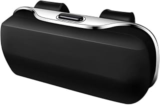 Car Glasses Cases for Dodge Charger Daytona (Fuel End Edition) 2024, ABS Hard Shell Car Visor Sunglasses Case Press to Open Anti-Scratch Interior Accessories,Black