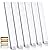 QENLAI 6 Pack Under Cabinet Lighting, 116 LEDs Motion Sensor Light Indoor,15.8" Under Cabinet Lights Rechargeable 3 Color Temps Dimmable Wireless Kitchen Counter Closet Wardrobe Lights Bar for Shelf