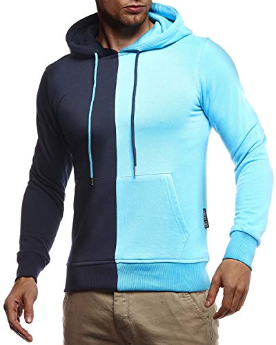 Leif Nelson Men's Hoodie Longsleeve Pullover Sweatshirt Sweater Jacket For Men Slim Fit LN-8337